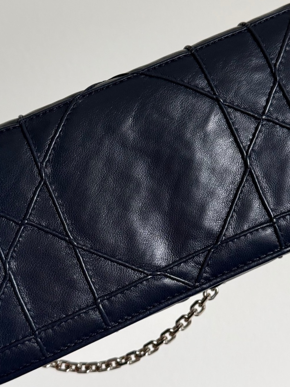 Dior Lambskin Leather Wallet on Chain - Picture 4 of 12